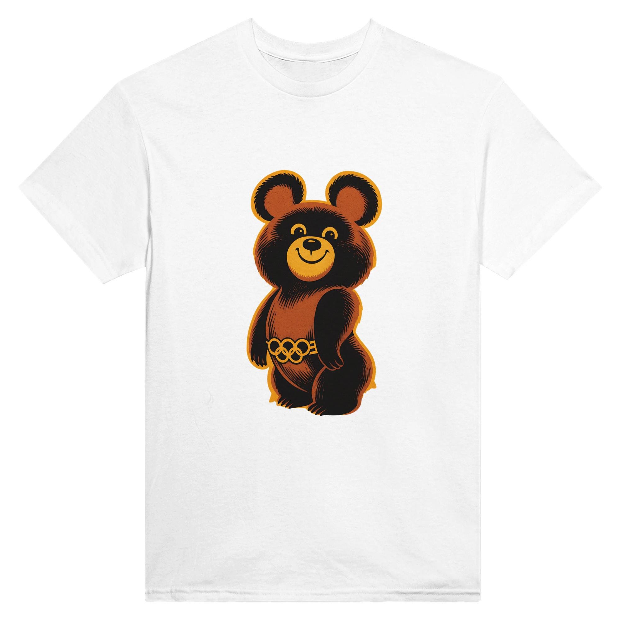 Mishka T-Shirt Pixel Design – Athletic Heather, Unisex