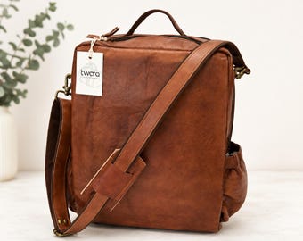 Personalized handmade leather backpacks, Travel Rucksack, Vintage backpack purse, leather backpacks women, laptop backpacks, Shoulder Bag