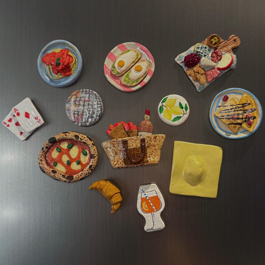 Clay Fridge Magnets - Handmade for Your Home - Etsy