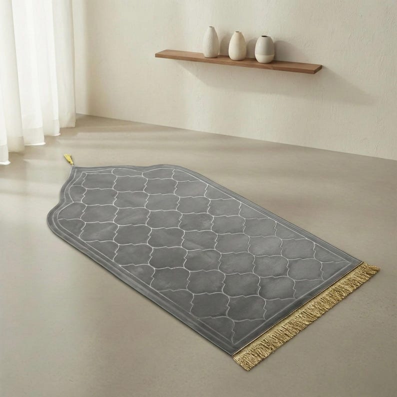 Velvet Islamic Prayer Rug – Mosque Design Mat - Etsy