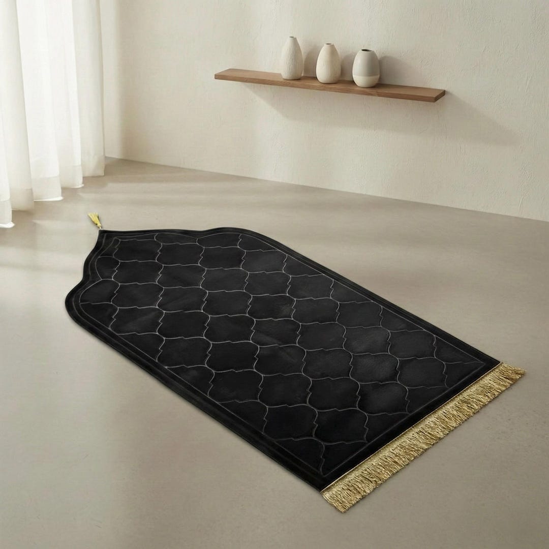 Velvet Islamic Prayer Rug – Mosque Design Mat - Etsy