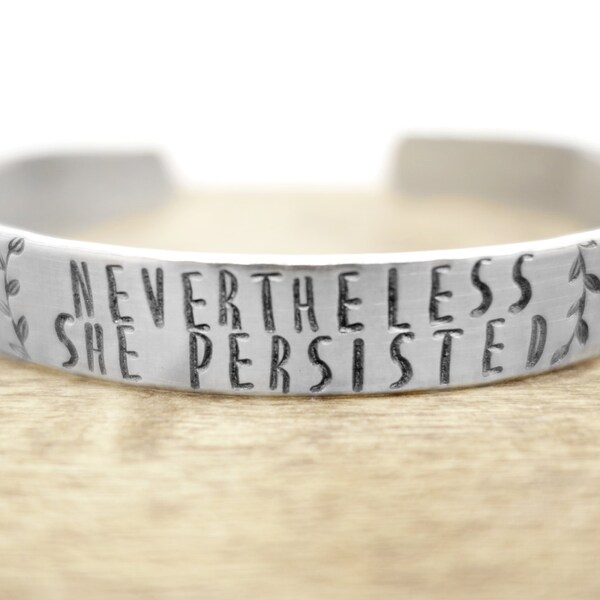 nevertheless she persisted bracelet