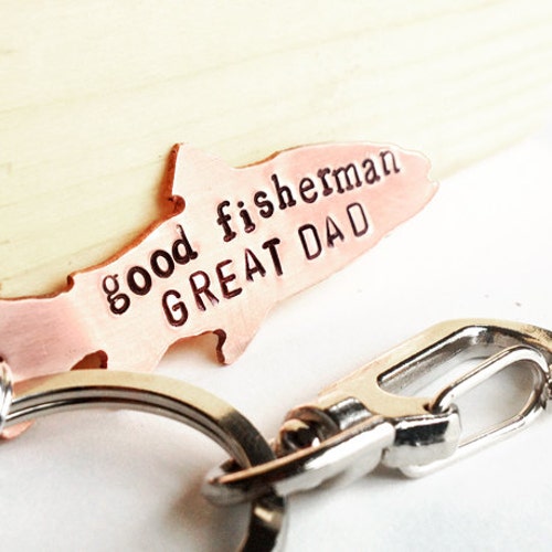 Personalized Dad Key Chain Father's Day Gift Gift for Etsy