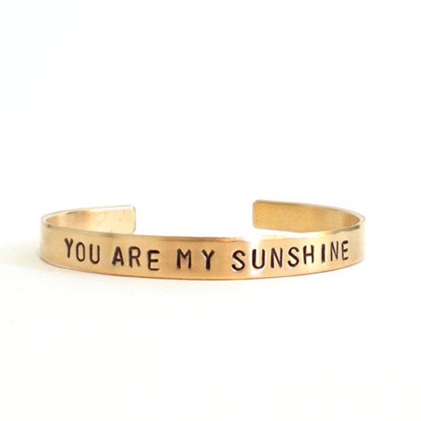 You are my sunshine bracelet