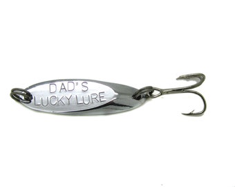 personalize fishing lure, dad gift, fishing lure, fisherman present, birthday, gift for dad, lucky lure, dad gift, Fathers  Day gift