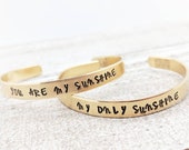 you are my sunshine my only sunshine bracelet set