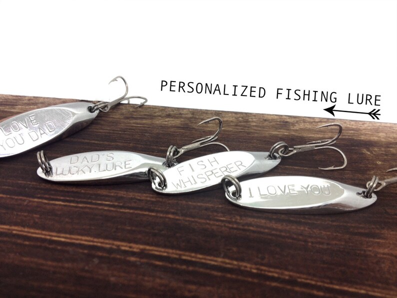 Personalized fishing lure  personalized dad gift fathers day image 1