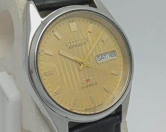 Citizen Eagle 7 Automatic 4-R14775 Day/Date Vintage Men’s Watch