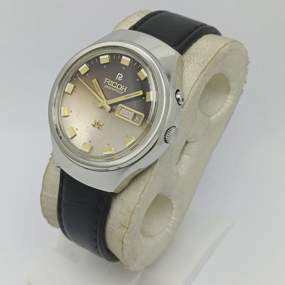 Ricoh Automatic 61371A Day/date Vintage Men's Watch - Etsy