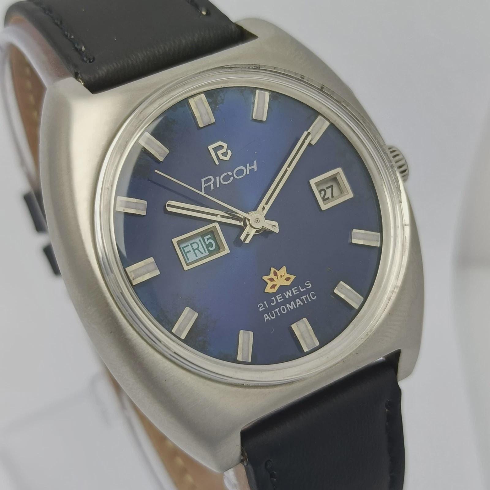 Ricoh 21 jewels automatic watch - Etsy 日本 RICOH 自動巻き腕時計