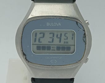 Bulova Quartz Digital Vintage Men’s Watch