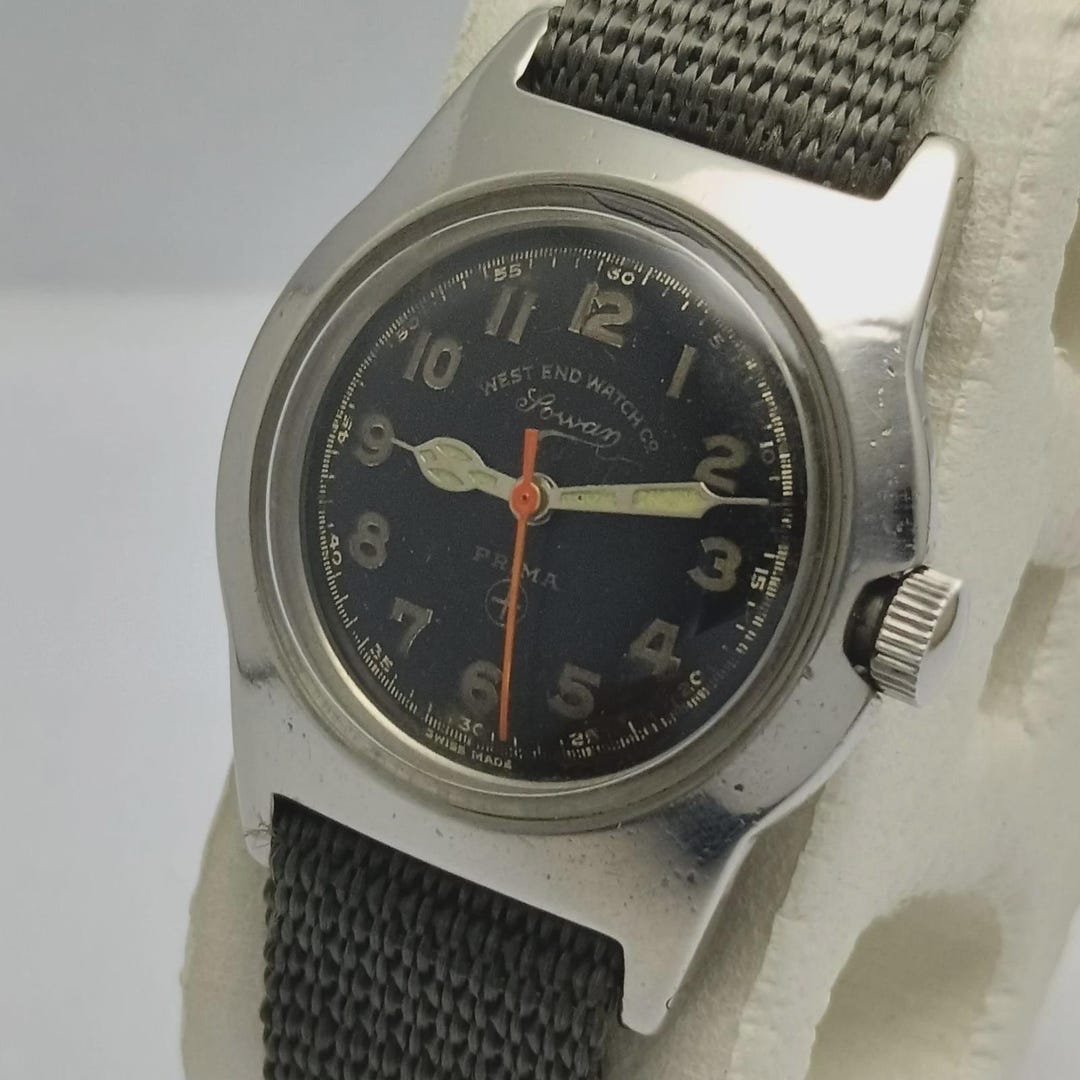 West End Watch Co Sower Prima D 3721 手巻き ミリタリーダイヤル 