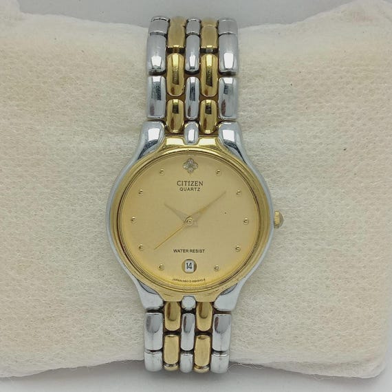 Citizen Quartz 1032-R31769 Two Tone Vintage Men display picture 1
