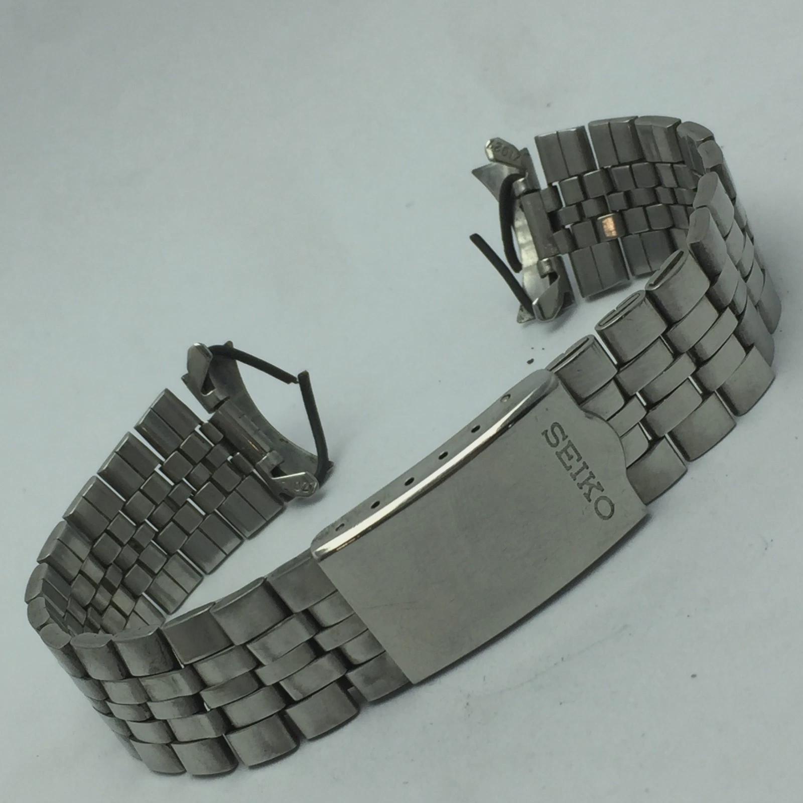 Cinturino Per Cinturino Con Collegamento Drto Universale In Acciaio Inossidabile Spazzolato 316L Adatto Per Cinturino Seiko Divers 6105 6138 6139 6106 - Foto 9