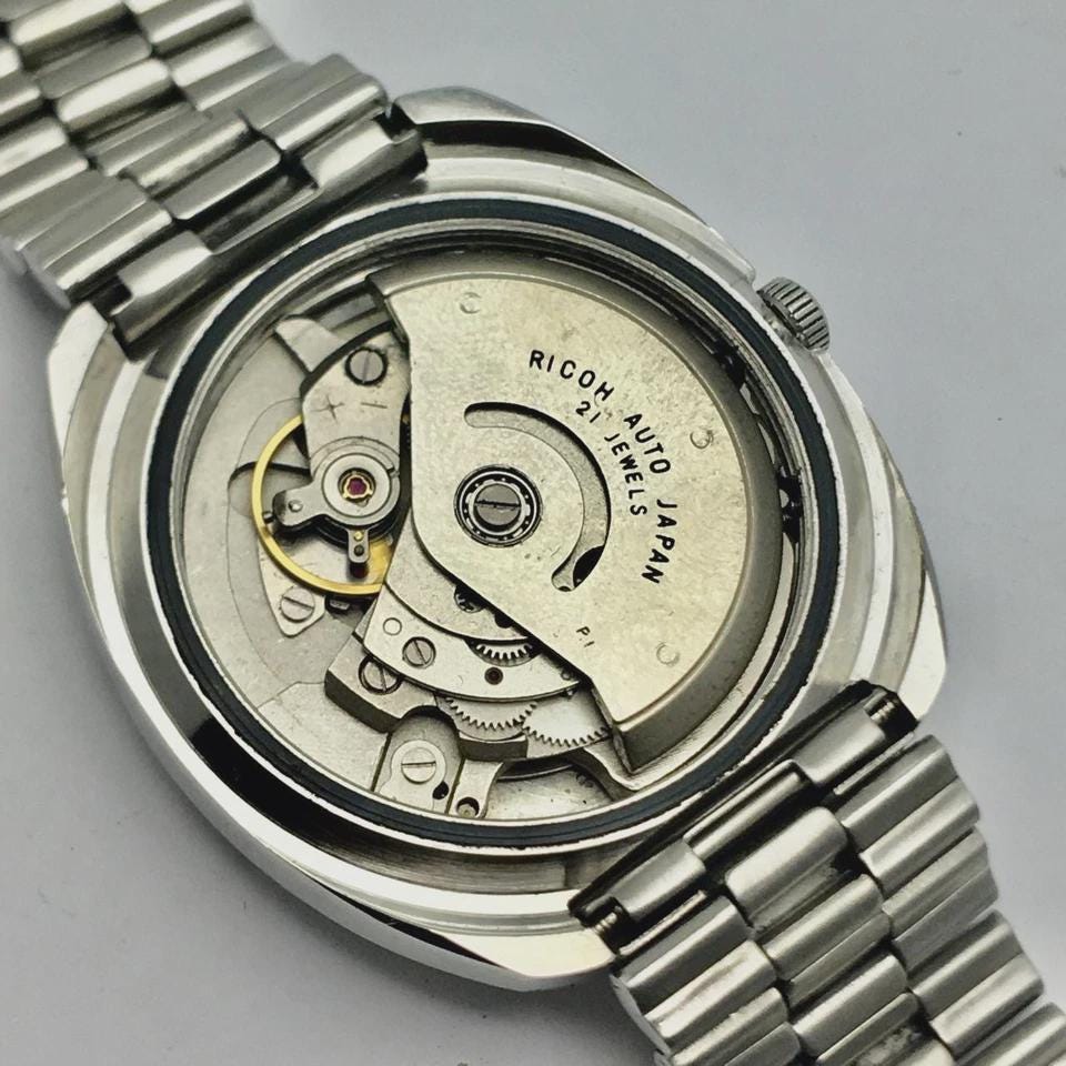 Ricoh 061231 Automatic Day/date Vintage Men's Watch - Etsy