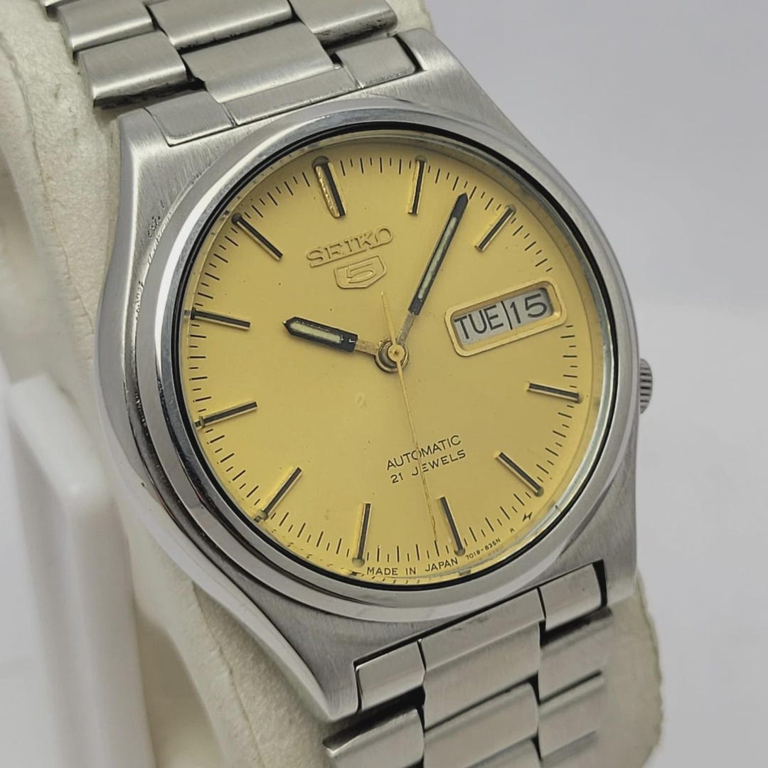 Seiko 5 Automatic 7009-3171 Day/date Vintage Men's Watch - Etsy