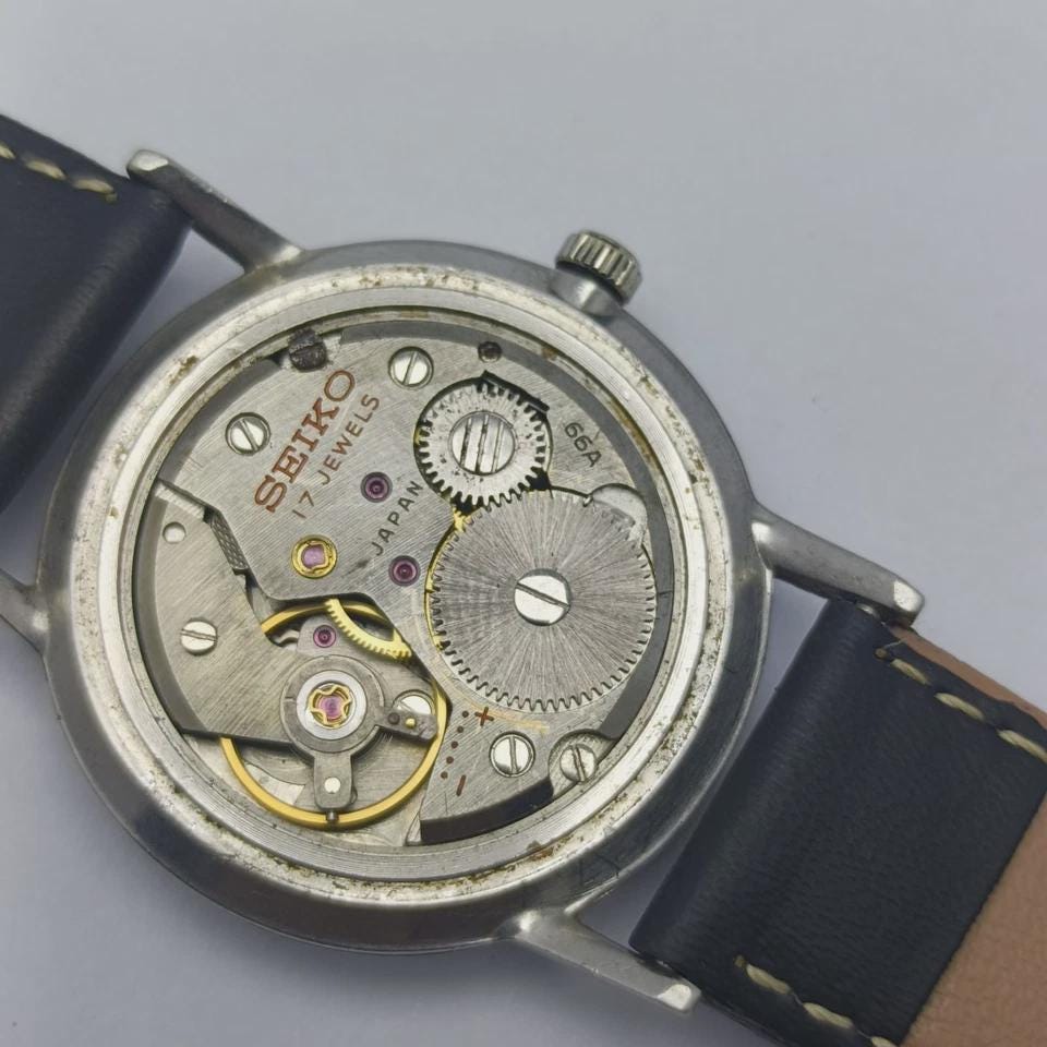 Seiko 66-9990 Manual Winding Vintage Men's Watch - Etsy Israel