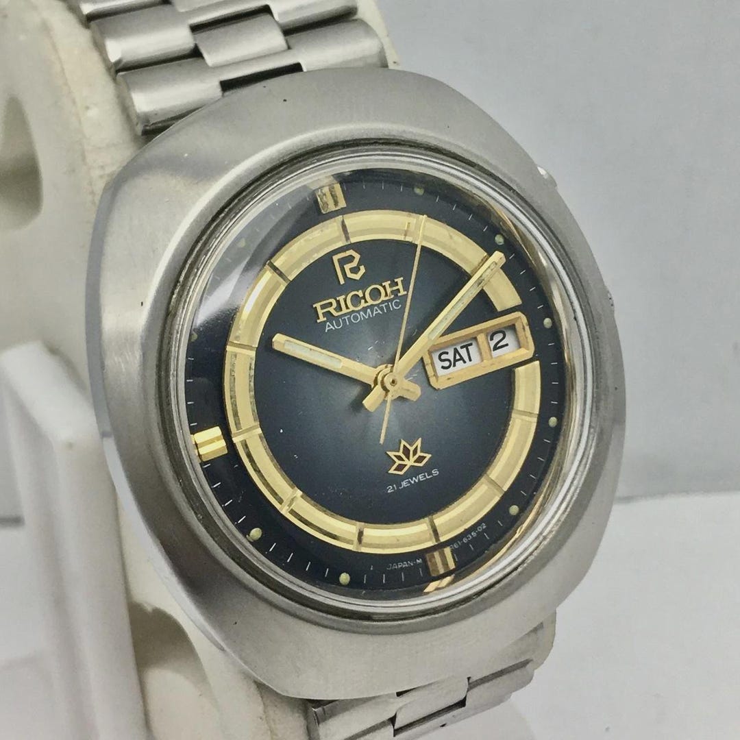 Ricoh 061231 Automatic Day/date Vintage Men's Watch - Etsy