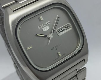 Seiko 5 Automatic 6309-512A Dag/Datum Vintageklocka