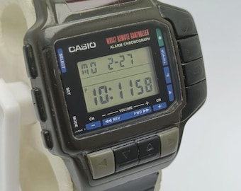 Reloj Casio Wrist Remote Controller 1138 Quartz CMD-10 Alarm Chronograph para hombre