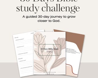 Bijbelstudiedagboek van 30 dagen | Christelijke devotional (pdf)