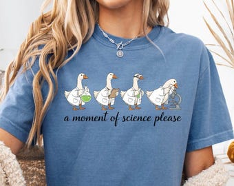 A Moment of Science Shirt, Funny STEM Teacher Tee, Chemistry Classroom Back to School Shirt, Comfort Colors® Science Teacher Gift