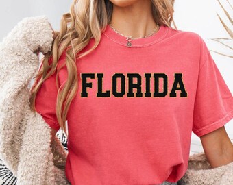 Florida Shirt, State of Florida Shirt, Travel Shirt for him or her, Cute Florida Tshirt, Vintage Retro FL Trip Tee