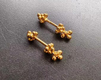 Indiase Bollywood vergulde Bugadi-oorbellen voor dames en meisjes sieradenset, cadeau voor vrouwen