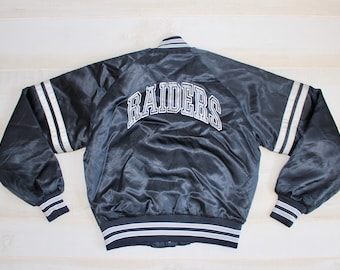 Rare 80s / 90s Los Angeles RAIDERS Jacket by Chalk Line / NFL