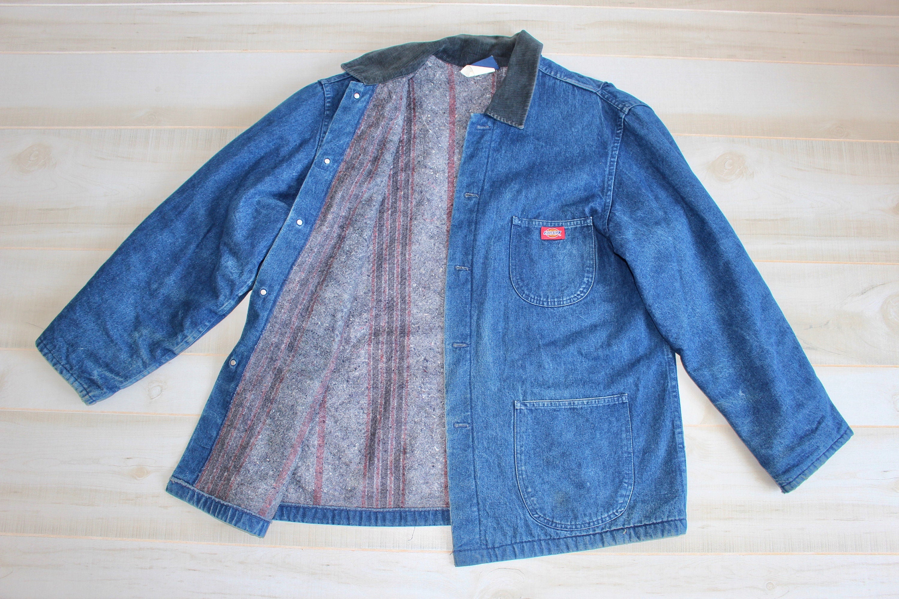 Vintage Dickies Chore Coat Denim Jacket 