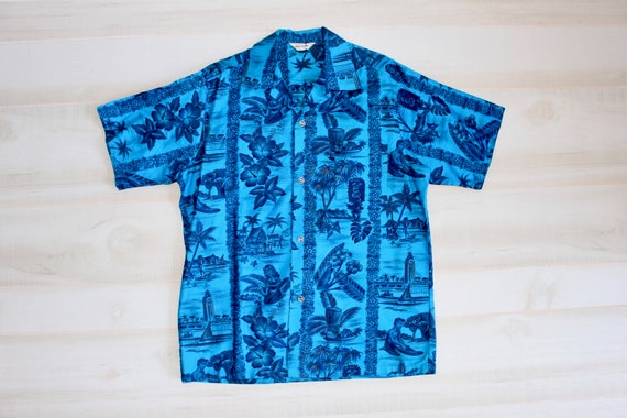 Vintage 60s Hawaiian Shirt, 1960s Made In Hawaii … - image 2