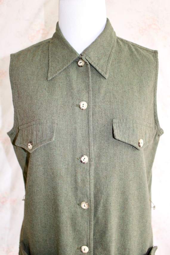 1970s Khaki Safari Pant Suit main image 0