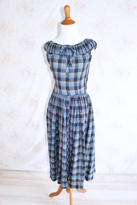 plaid sundress