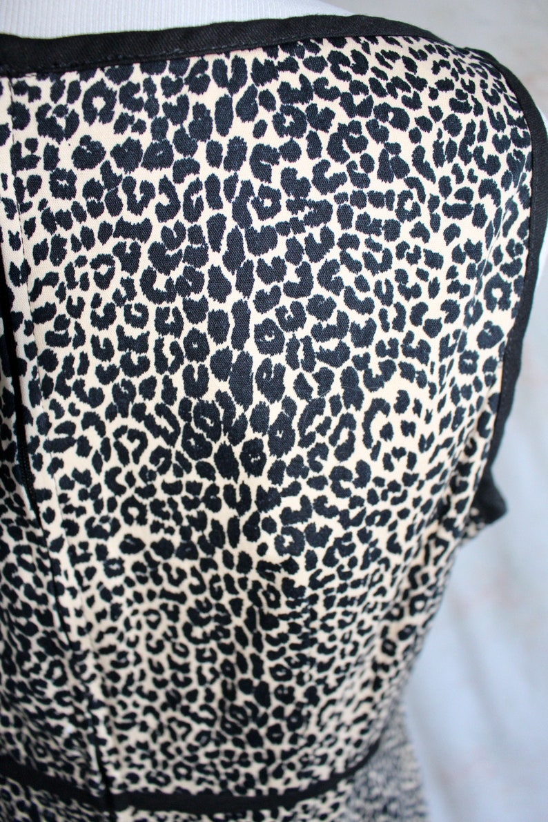 Vintage 90s Leopard Dress 1990s Animal Print Dress Mini - Etsy