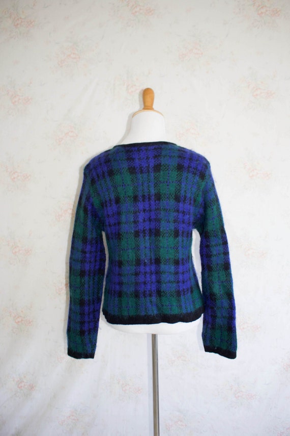 Vintage 90s Mohair Sweater, 1990s Fuzzy Ugly Swea… - image 4