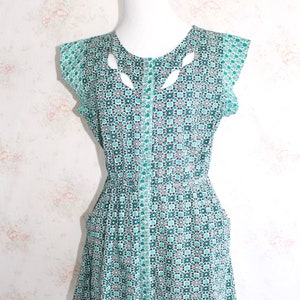 Vintage Indian Sundress, Block Print Dress, Cut Out, Boho, Ethnic, Free People image 3