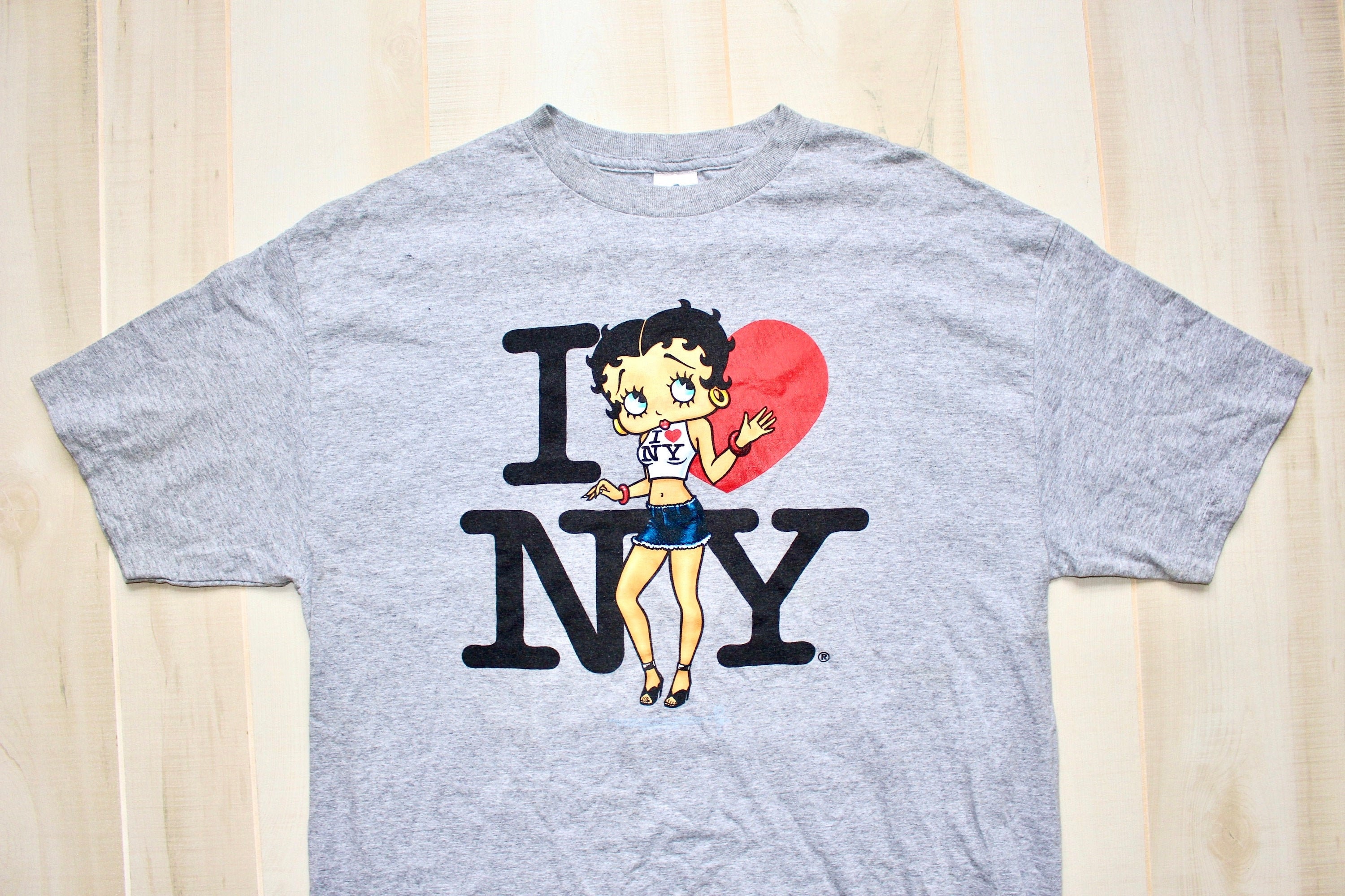 90s Vintage Throwback I LOVE NY HEART NEw York City M T