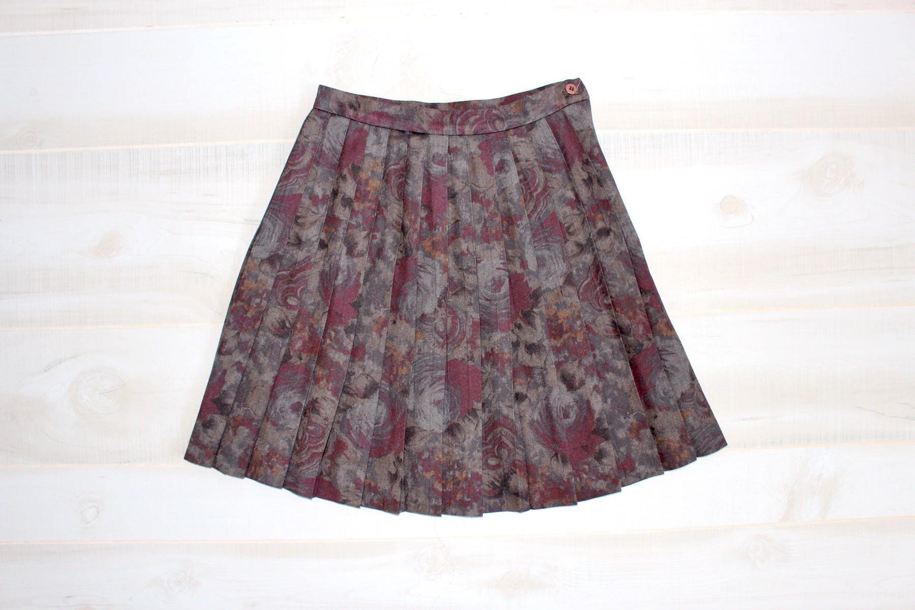 Vintage 90s Pleated Skirt 1990s High Waisted Skirt Mini - Etsy