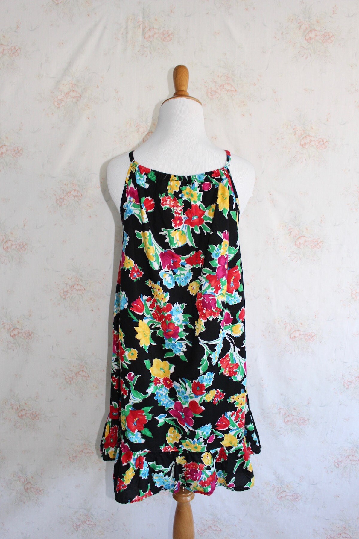 Vintage 90s Sundress 1990s Floral Mini Dress Flower Print - Etsy