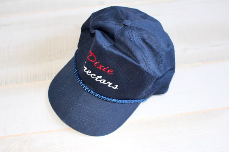 Vintage 80s 90s Snapback Hat Dixie Erectors Baseball Cap, Trucker Hat, Rope, Funny, Southern, USA image 2