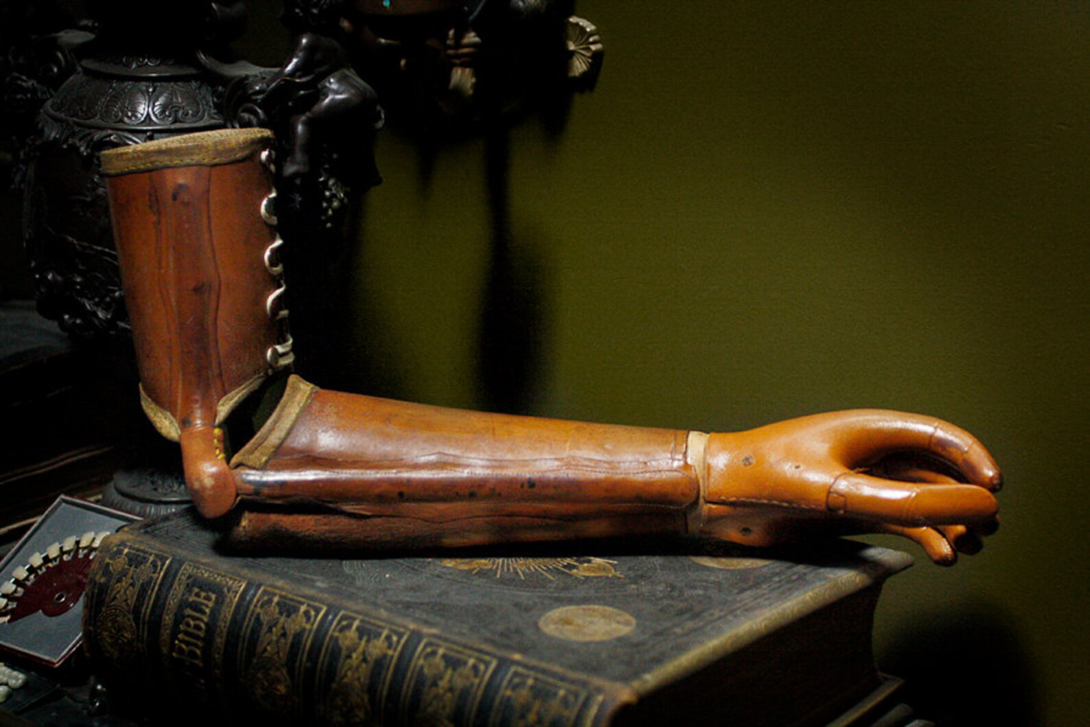 Antique Leather Prosthetic Arm | Etsy