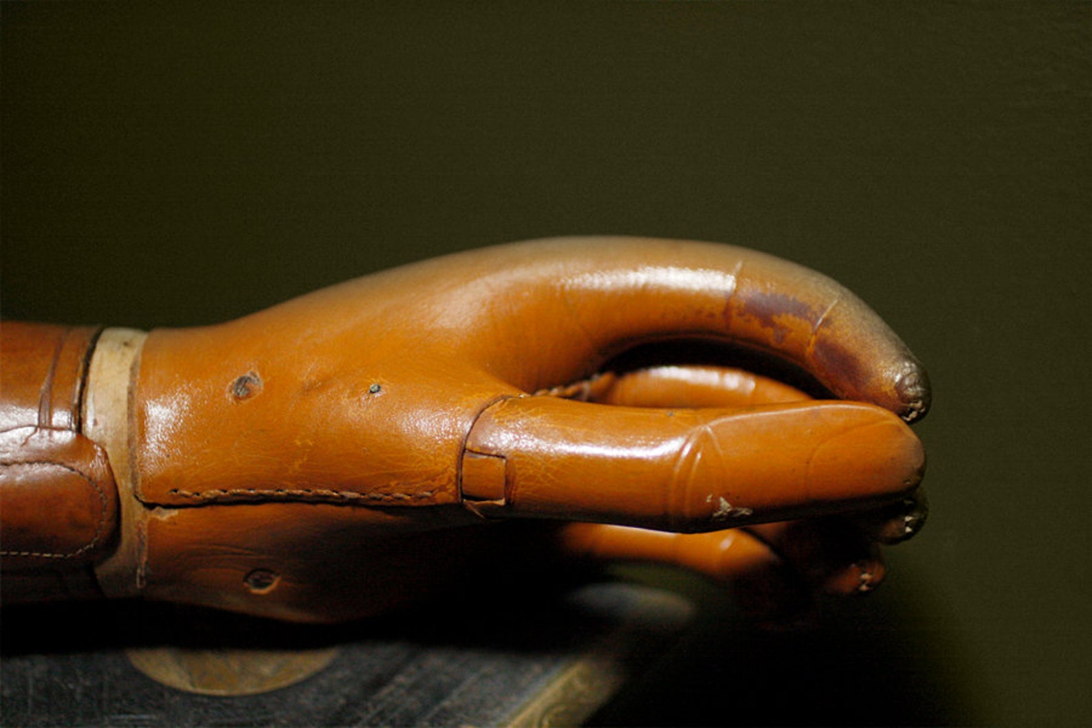 Antique Leather Prosthetic Arm | Etsy