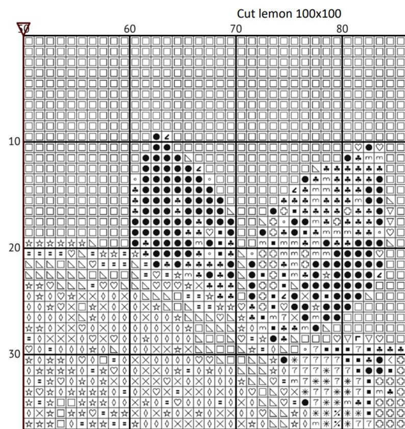 Set of 3 Lemon Cross Stitch Pattern: Kitchen Embroidery (PDF Download ...