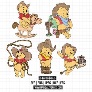 Winnie pooh cowboy - Etsy 日本