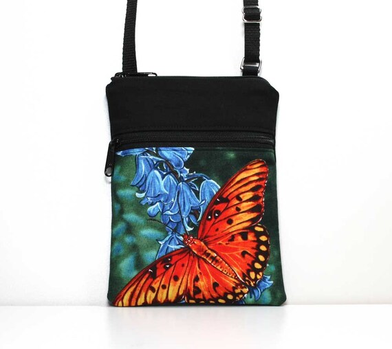 butterfly crossbody purse