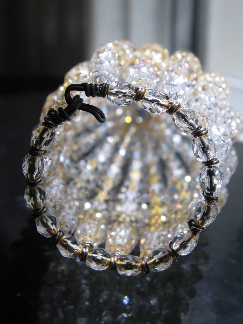 Small Oxidized Beaded Light Bulb Cover Antique Rustic Style Etsy