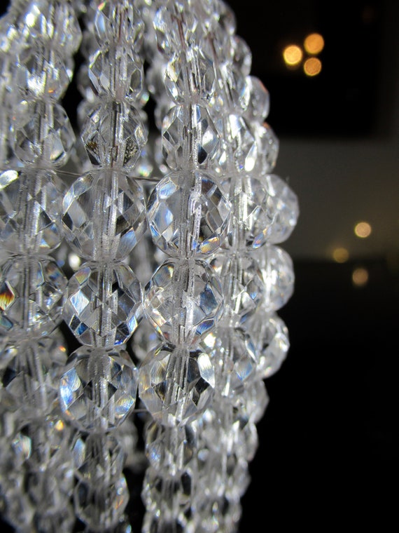Petite Faceted Glass Beaded Light Bulb Cover Chandelier - Chandelier Glass Bulb Covers Petite Faceted Glass Beaded Light Bulb Cover Chandelier - Chandelier Glass Bulb Covers