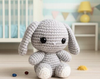 Easter Bunny Amigurumi Crochet Pattern – Cute DIY Plush Toy PDF, Kawaii Rabbit, Beginner Friendly, Kids Gift & Nursery Decor
