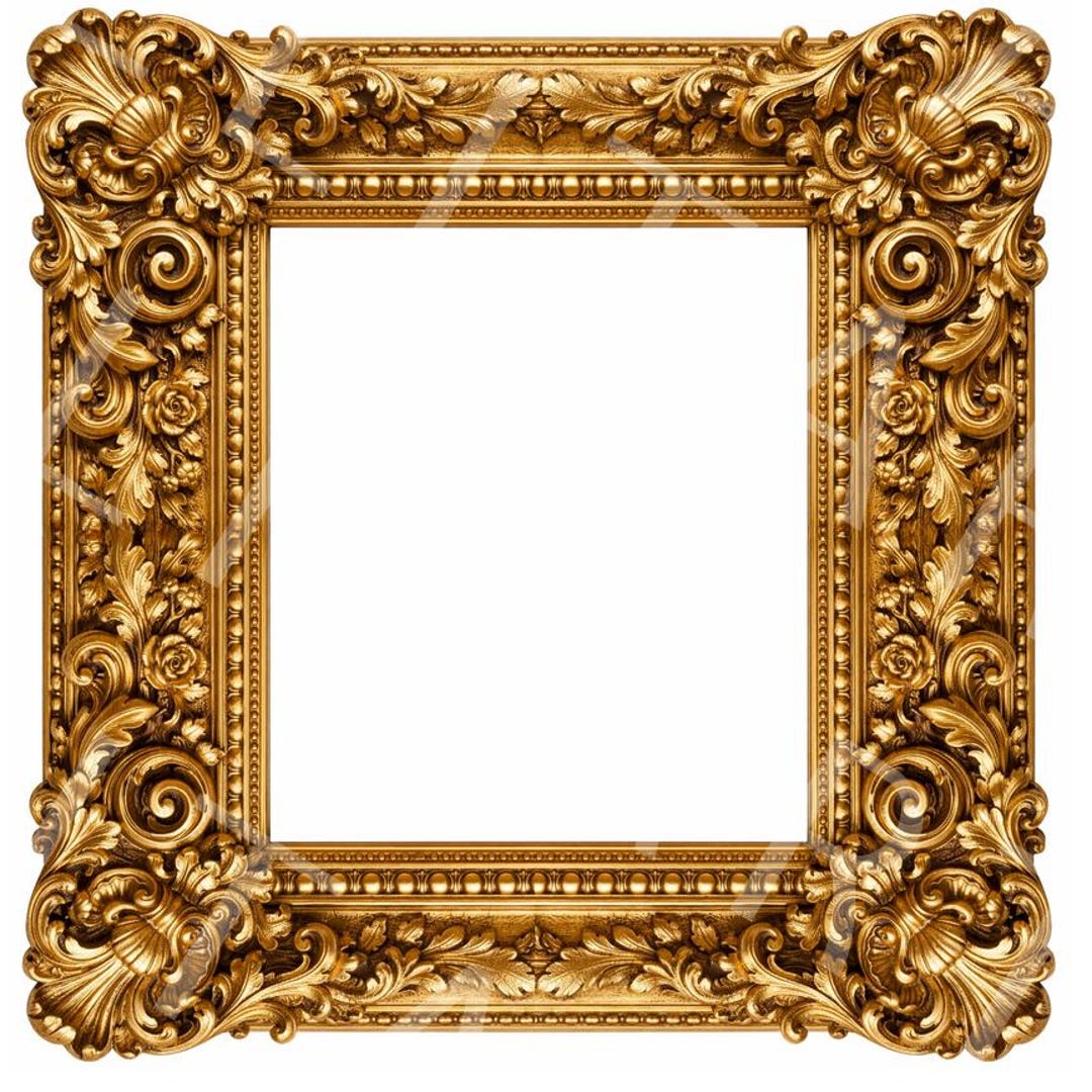 Luxurious Ornate Gold Baroque Picture Frame - Vintage Style Gilded ...