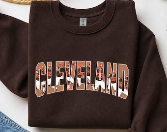 Cleveland Football Shirt, Cleveland Apparel,  Browns Sweatshirt and Sweater, Football Gameday